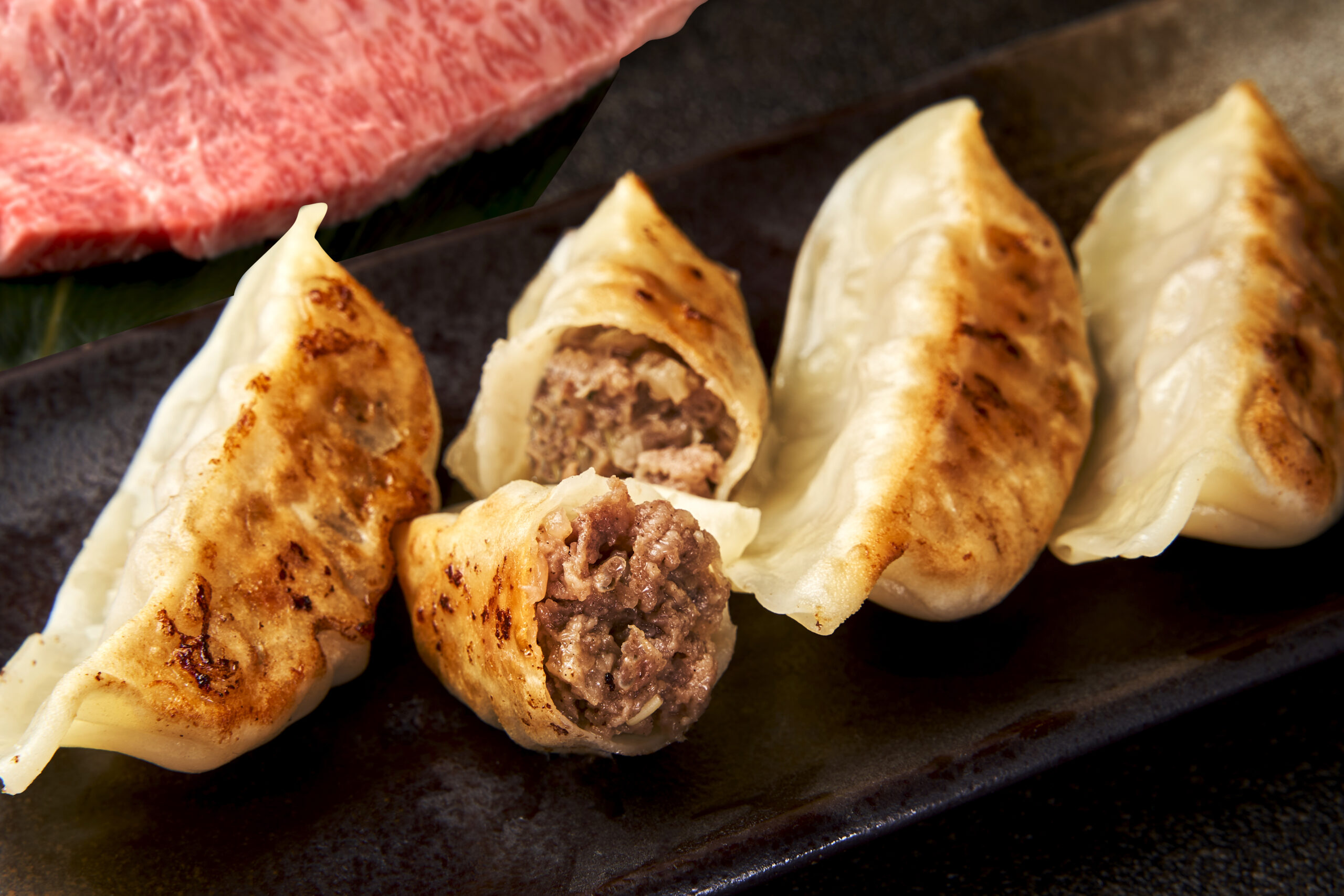 和牛100％粗挽き 肉餃子